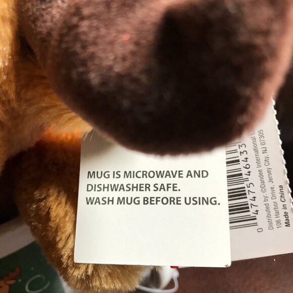 Dan Dees TM Collector's Choice Christmas mug with Reindeer stuffed animal. New. - Picture 4 of 13